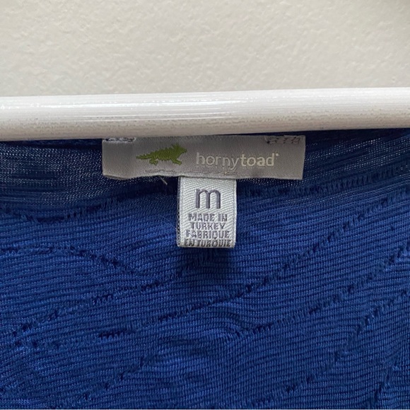 Horny Toad and Co. Blue Tank Dress Textured Women's Size Medium - Picture 4 of 6